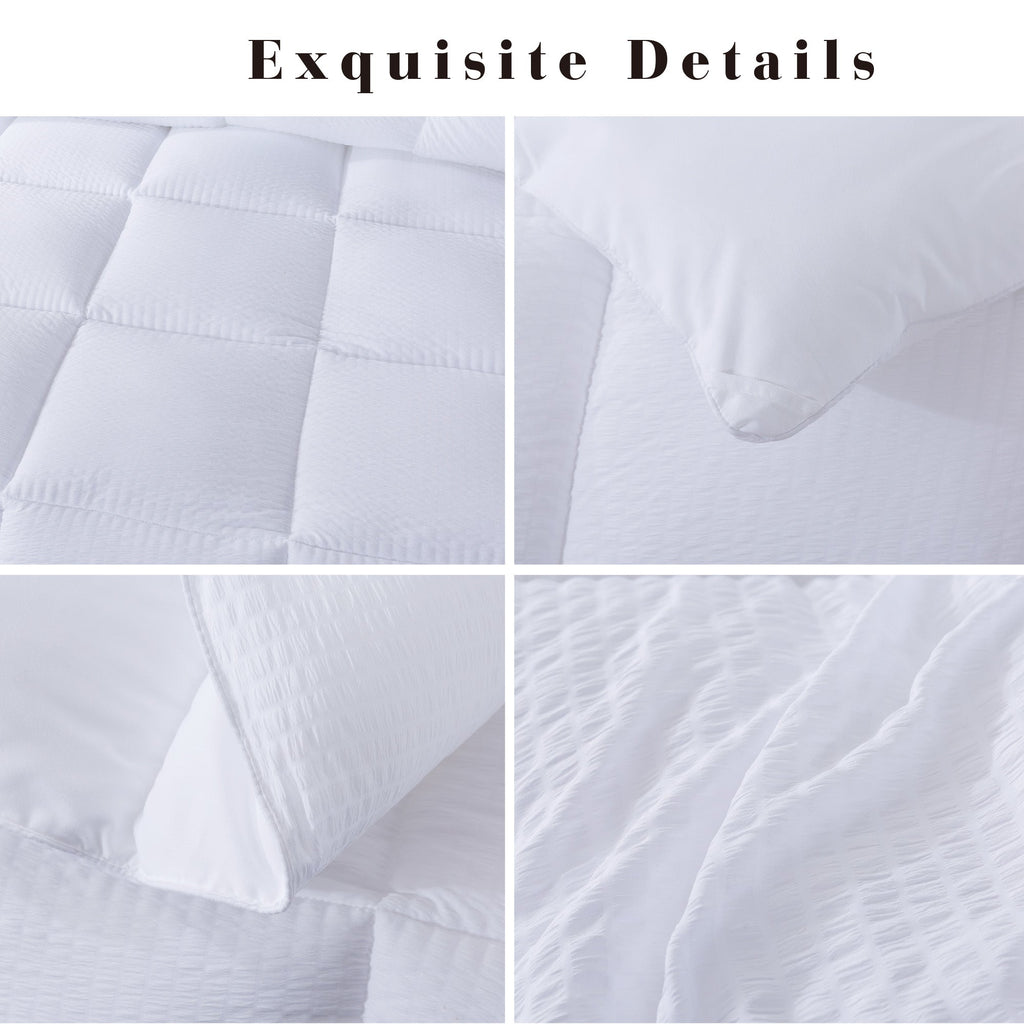 Reversible All-Season Comforter Down Alternative