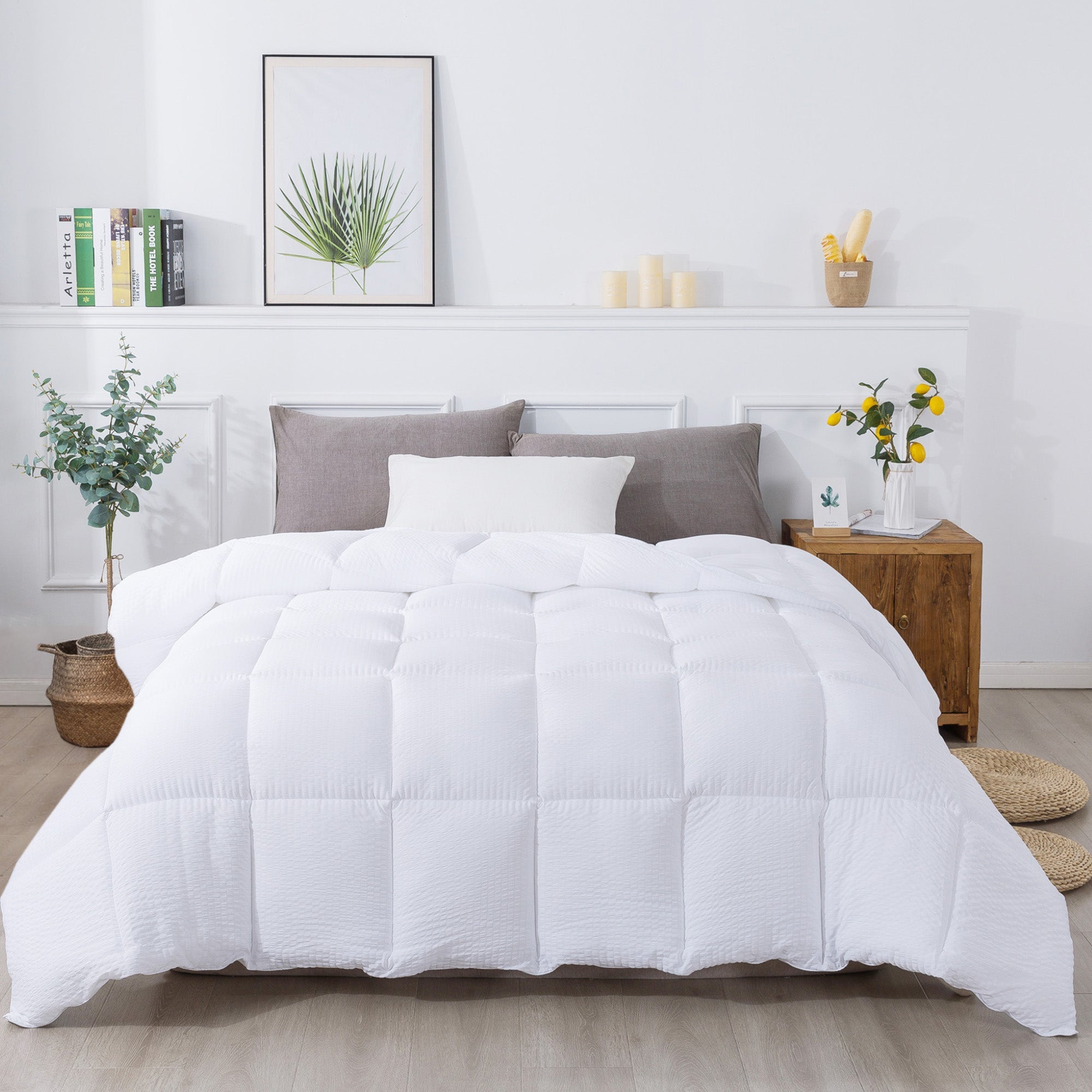 Reversible All-Season Comforter Down Alternative