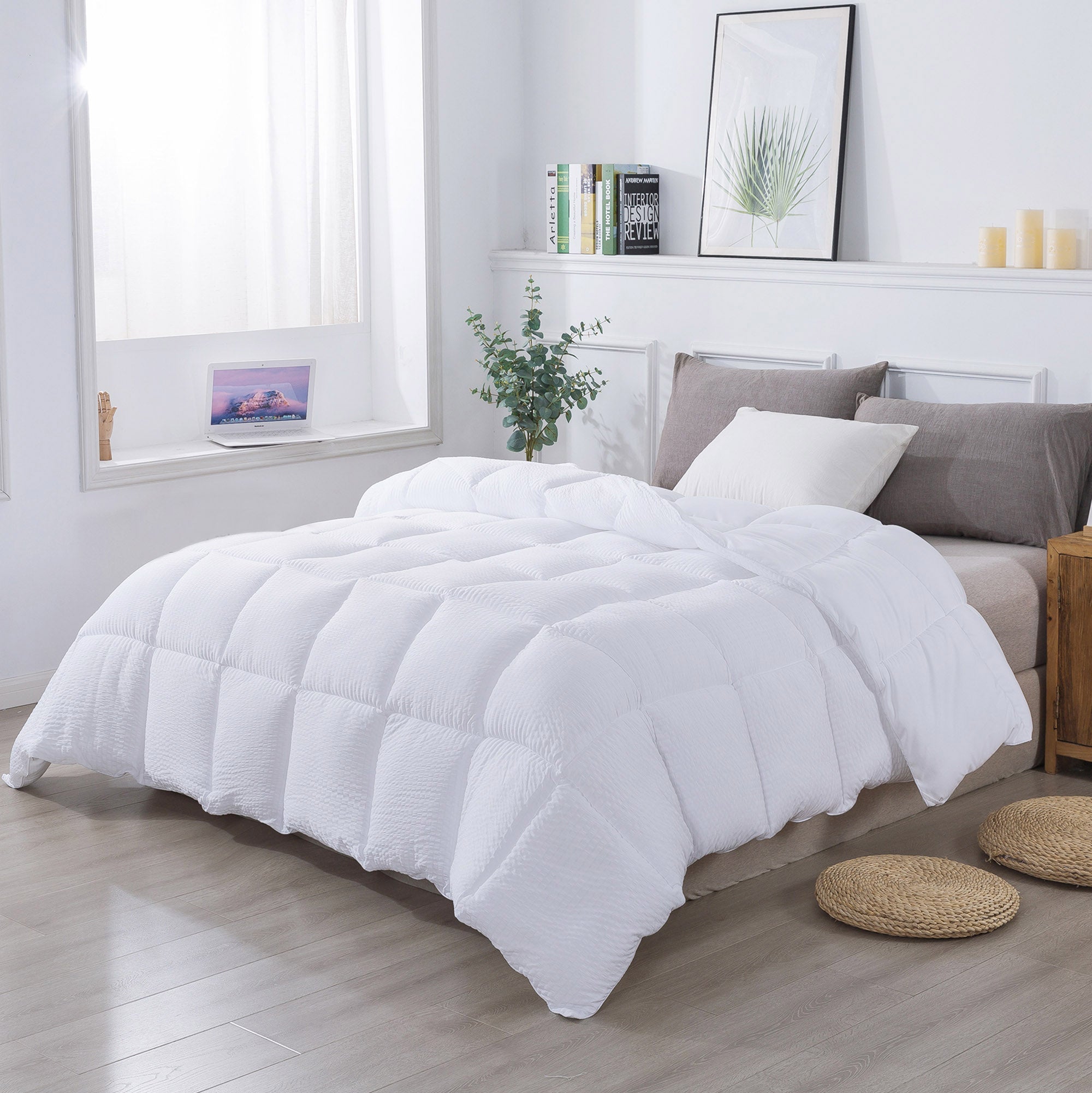 Reversible All-Season Comforter Down Alternative