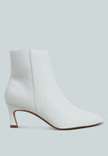 Migelo Faux Leather Ankle Boots