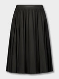 PLEATED SKIRT 27"- BLACK