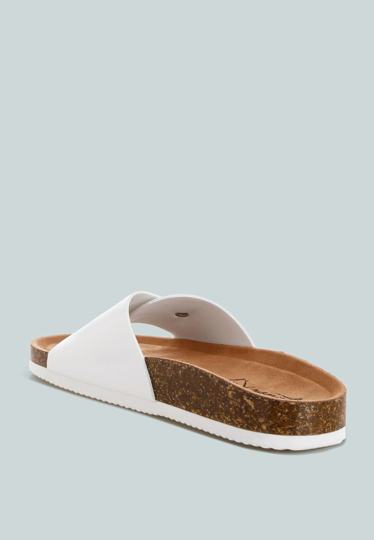 London Rag Aranda Buckled Slide-On Sandals