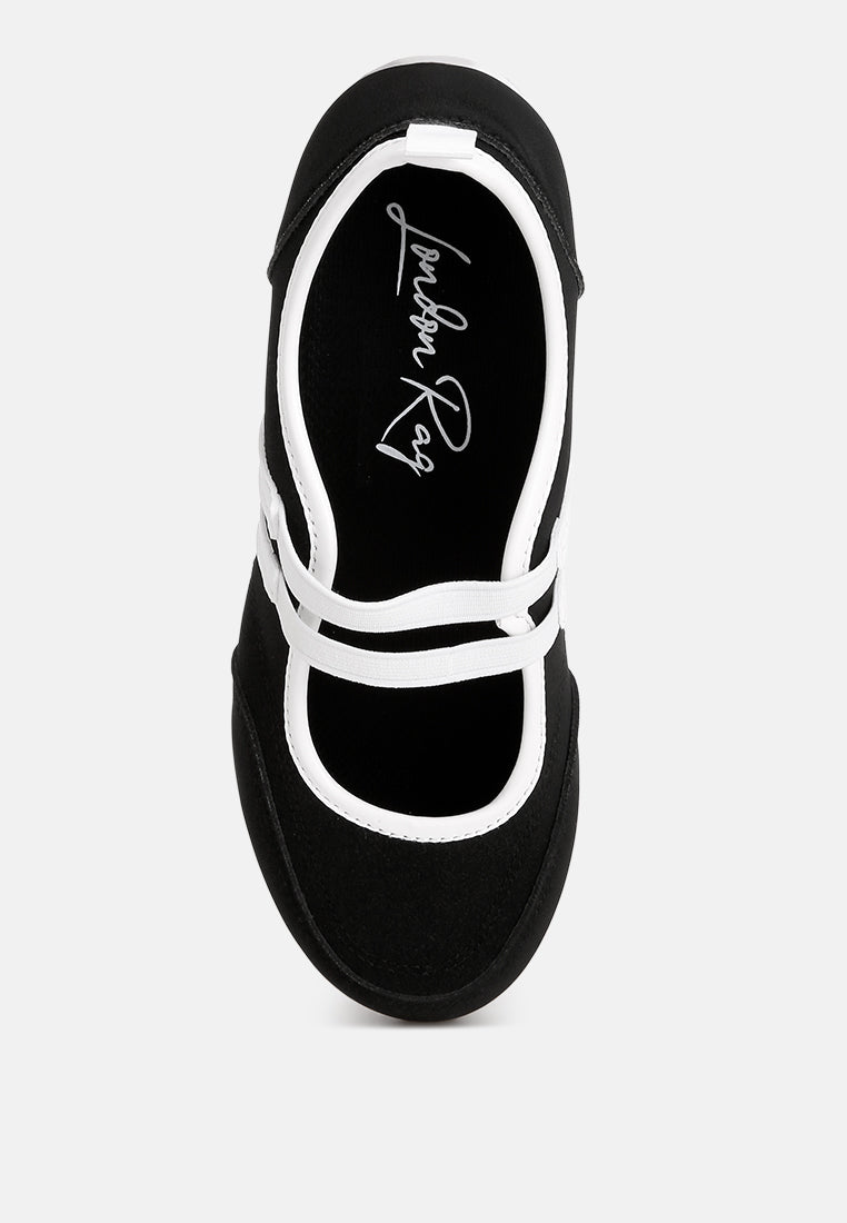 Sorin Elasticated Midfoot Strap Sneakers-3