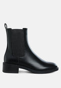 Tripoli Stacked Heel Chelsea Boots-0