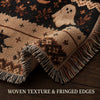 Ghost Cat Halloween Woven Blanket