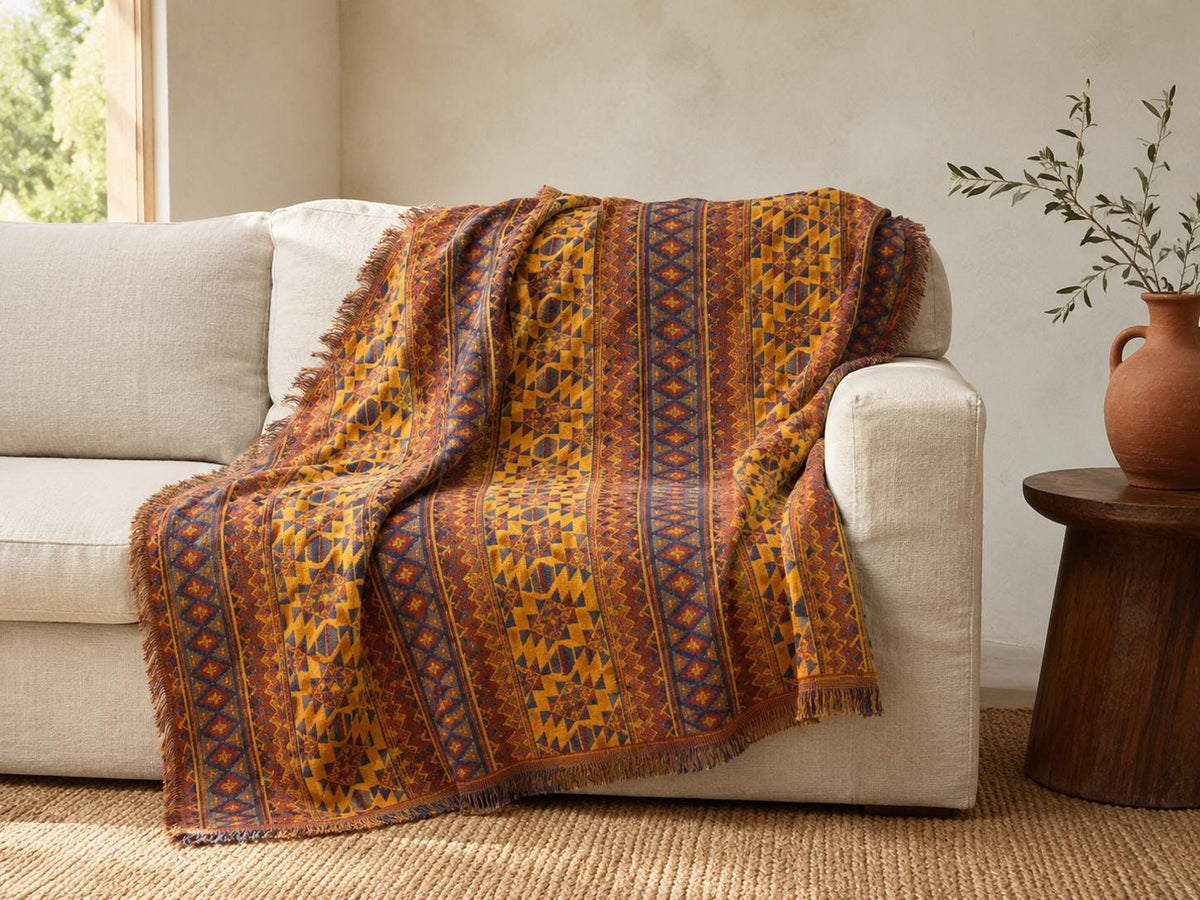 Bohemian Woven Throw