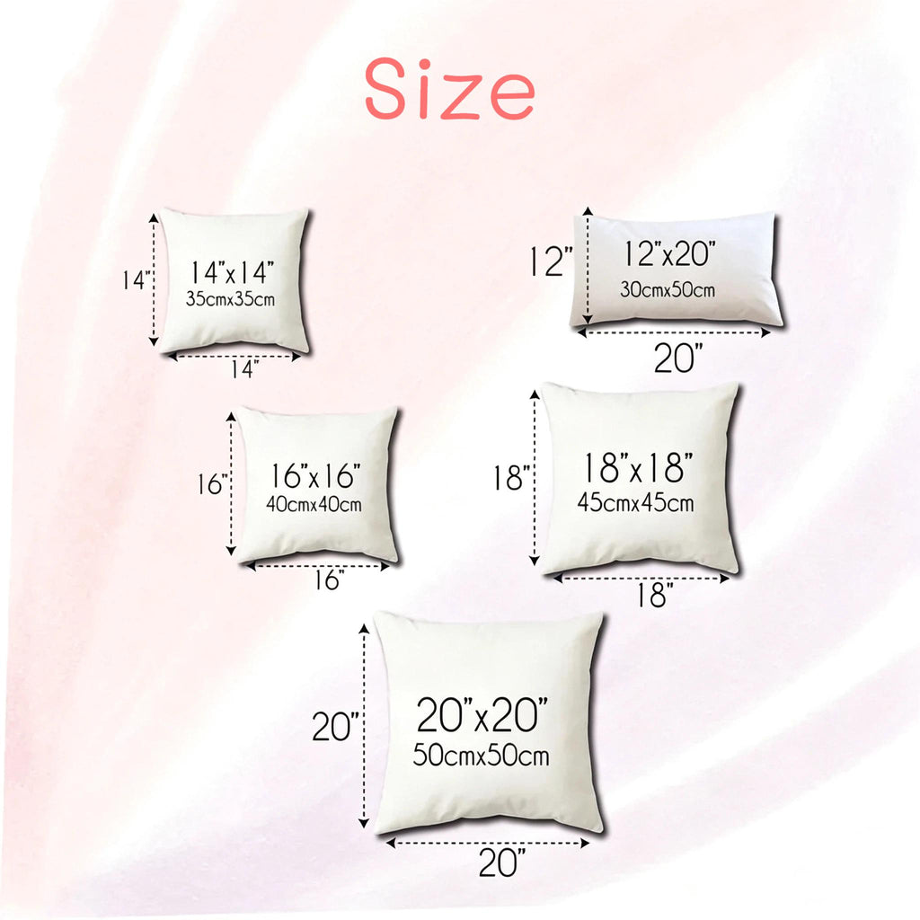 Custom Embroidered Pillow, Personalized Name Cushion, Family Name Pillow, Wedding Gift, Anniversary Gift, Custom Home Decor