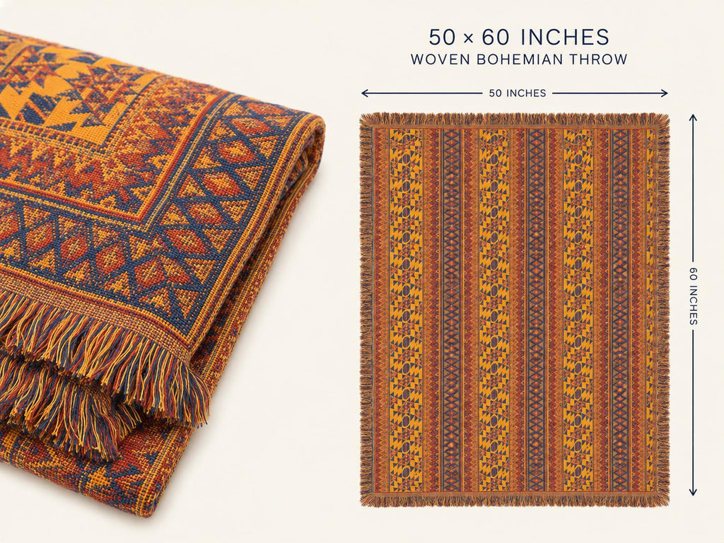 Bohemian Woven Throw