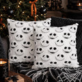 Spooky Christmas Decor, Gothic Halloween Pillow
