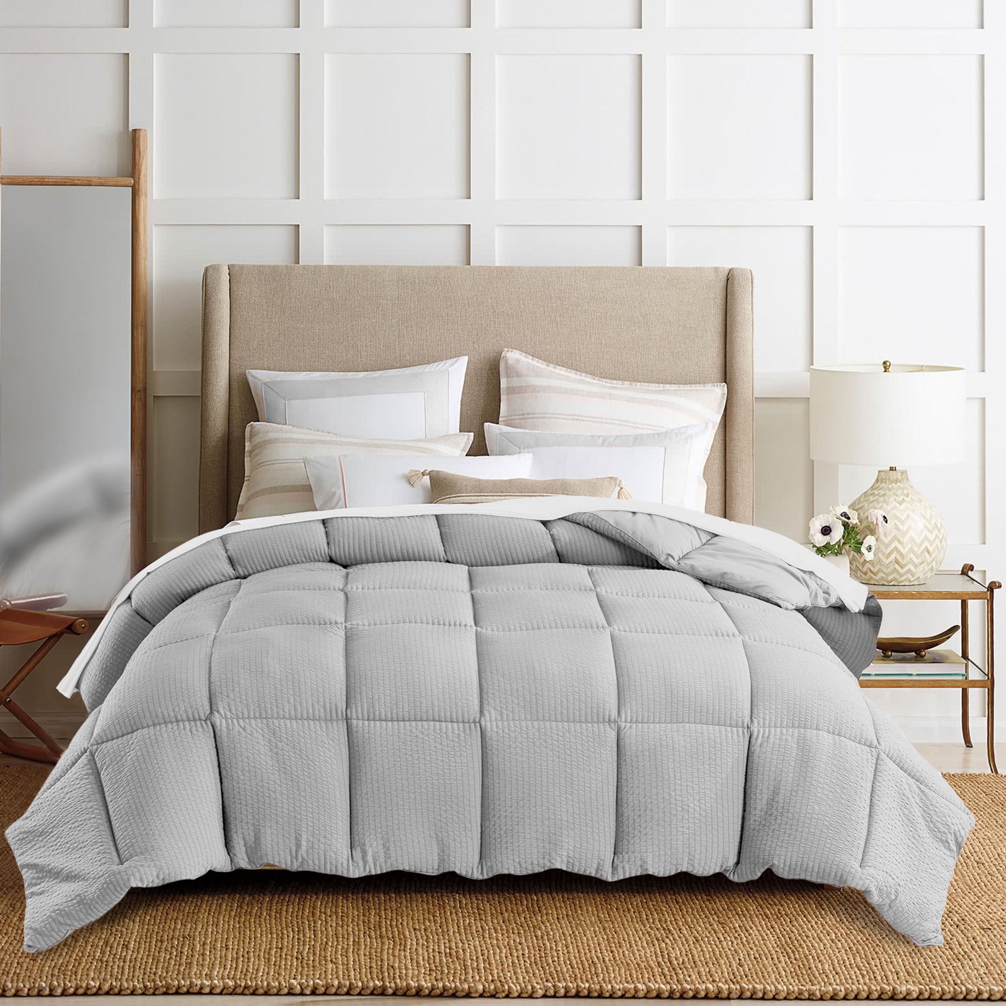 Reversible All-Season Comforter Down Alternative