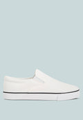 Laszlo Canvas Slip On Sneakers-0
