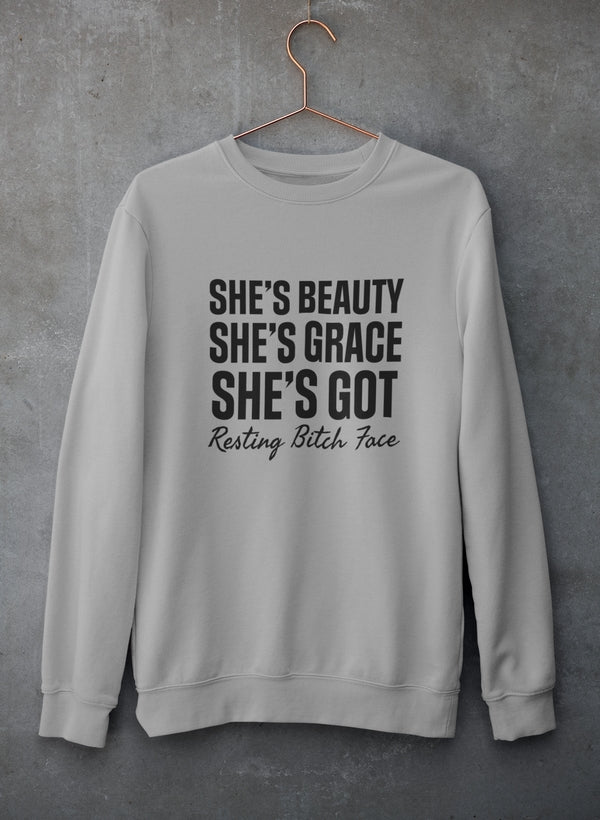 She's Beauty She's Grace Sweat Shirt