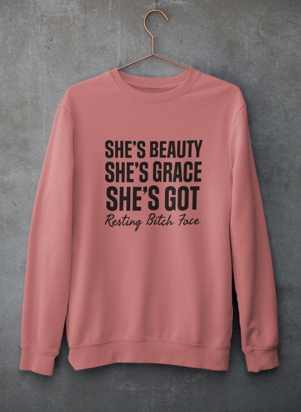 She's Beauty She's Grace Sweat Shirt