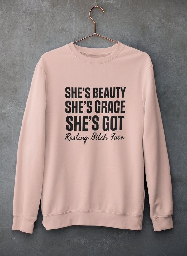 She's Beauty She's Grace Sweat Shirt