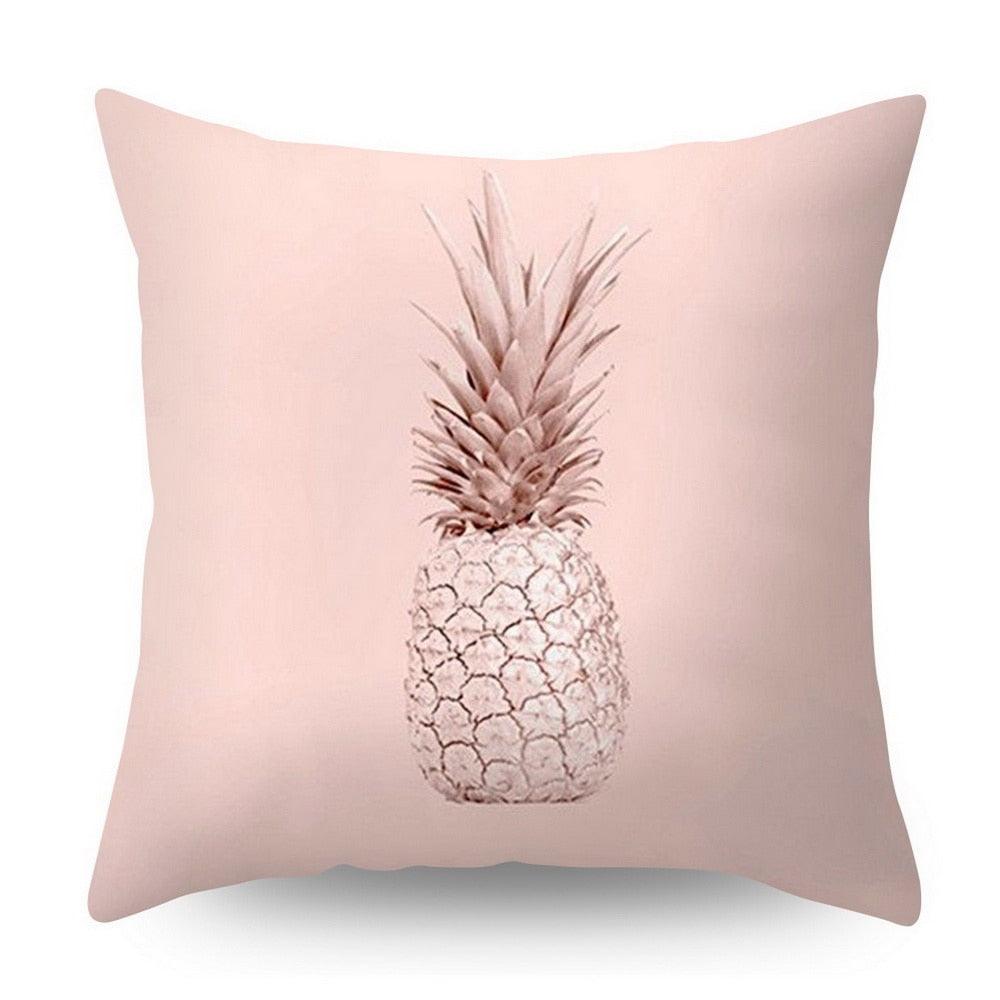 Nordic Botanical Throw Pillow Cover | Modern Geometric Floral Cushion Cover for Sofa & Bedroom