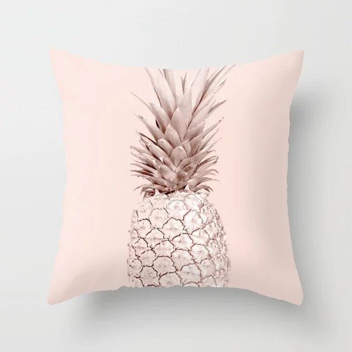 Nordic Botanical Throw Pillow Cover | Modern Geometric Floral Cushion Cover for Sofa & Bedroom