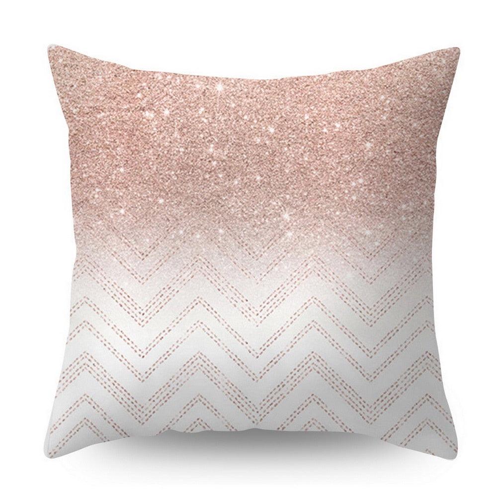 Nordic Botanical Throw Pillow Cover | Modern Geometric Floral Cushion Cover for Sofa & Bedroom