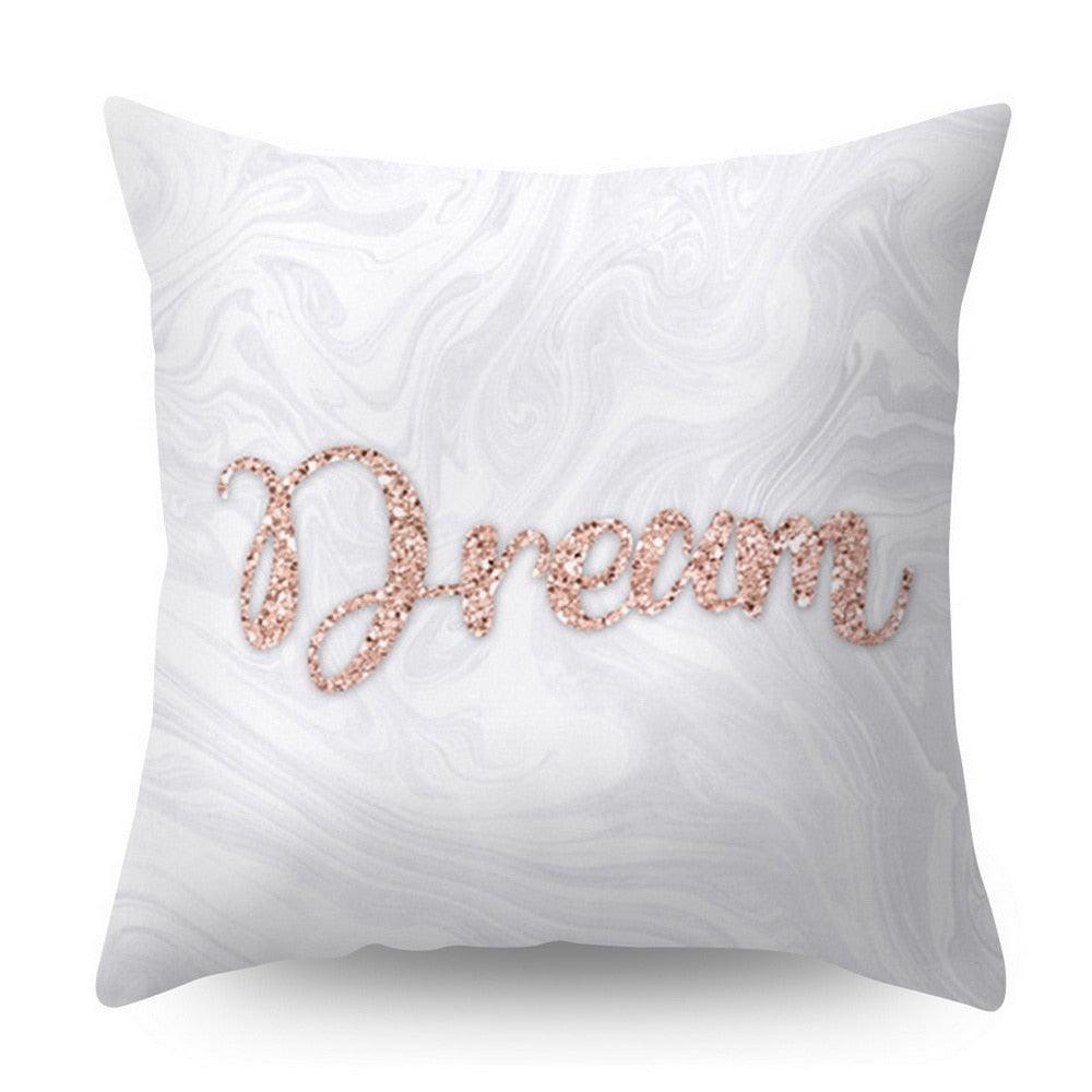 Nordic Botanical Throw Pillow Cover | Modern Geometric Floral Cushion Cover for Sofa & Bedroom