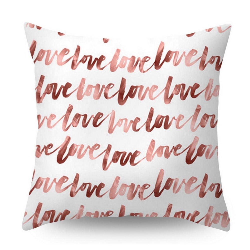 Nordic Botanical Throw Pillow Cover | Modern Geometric Floral Cushion Cover for Sofa & Bedroom