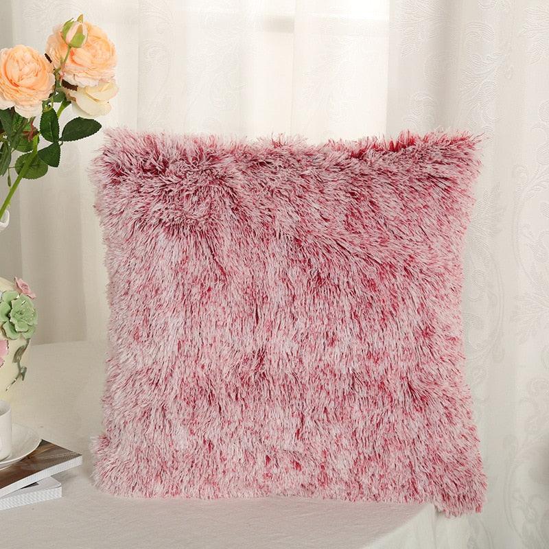 Soft Fur Plush Shaggy Fluffy Pillow Cover
